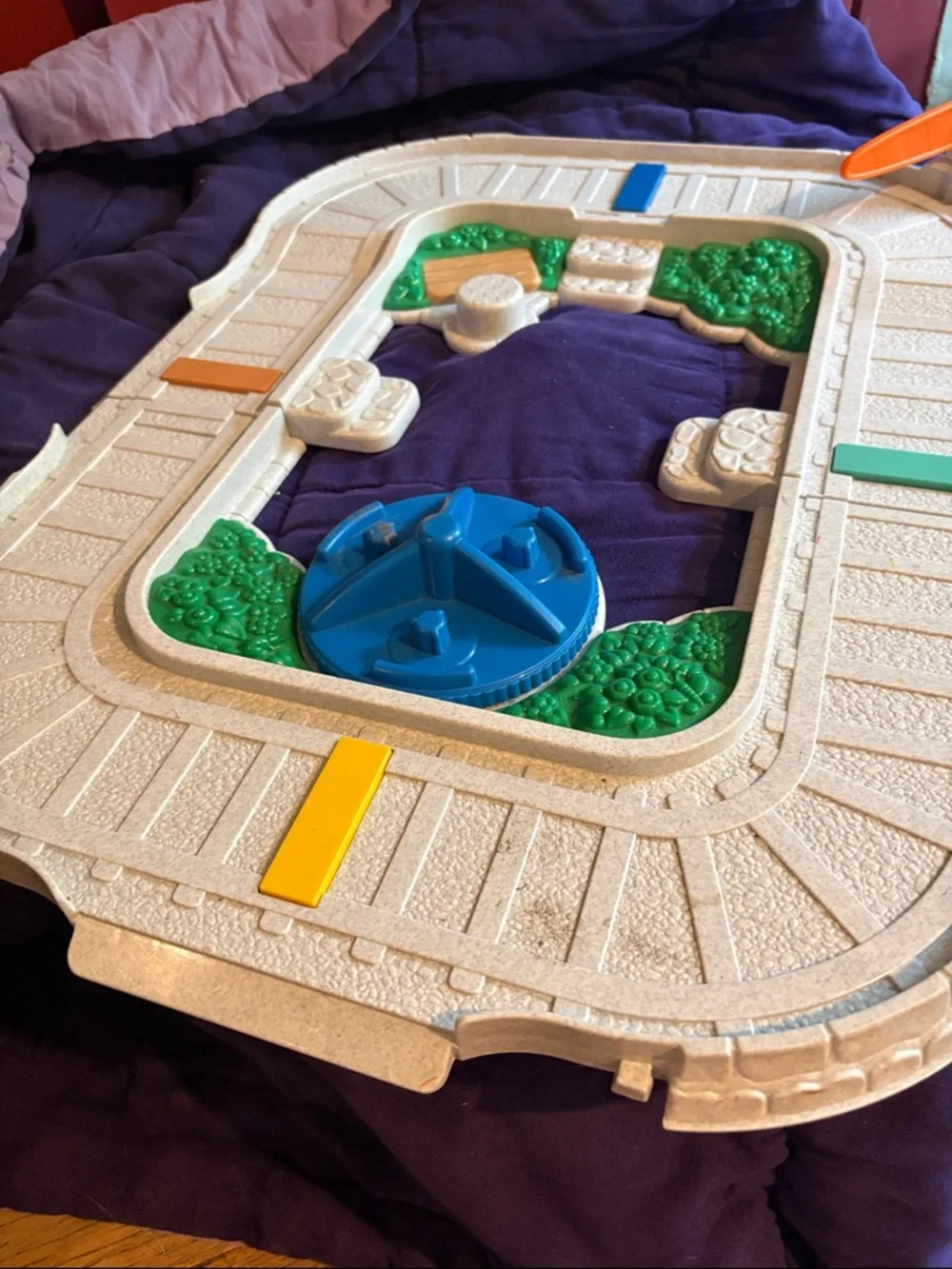 TRACK 2001 Fisher Little People Fun Sounds Train Town Works Great